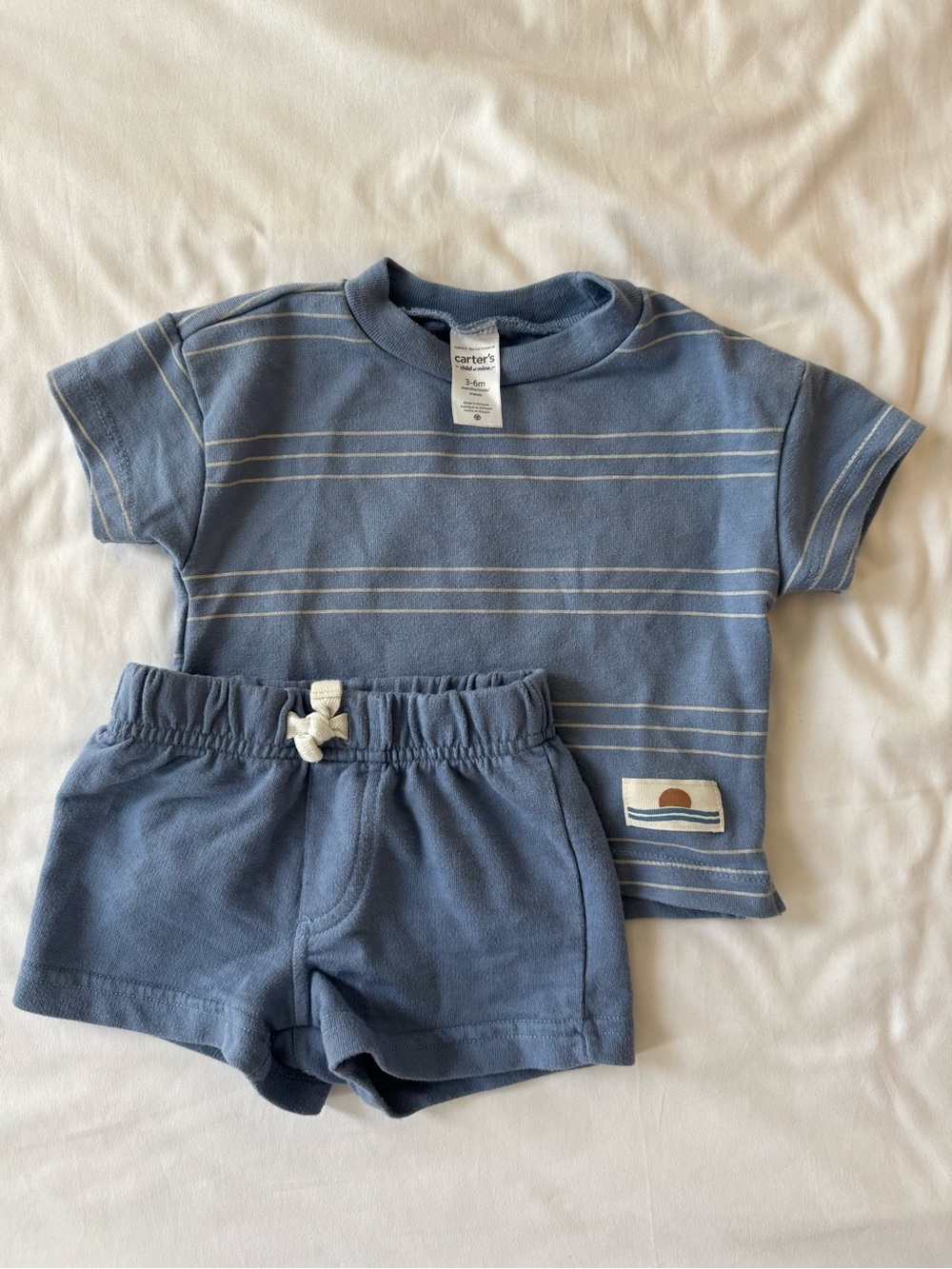 Carter's Blue Striped Set